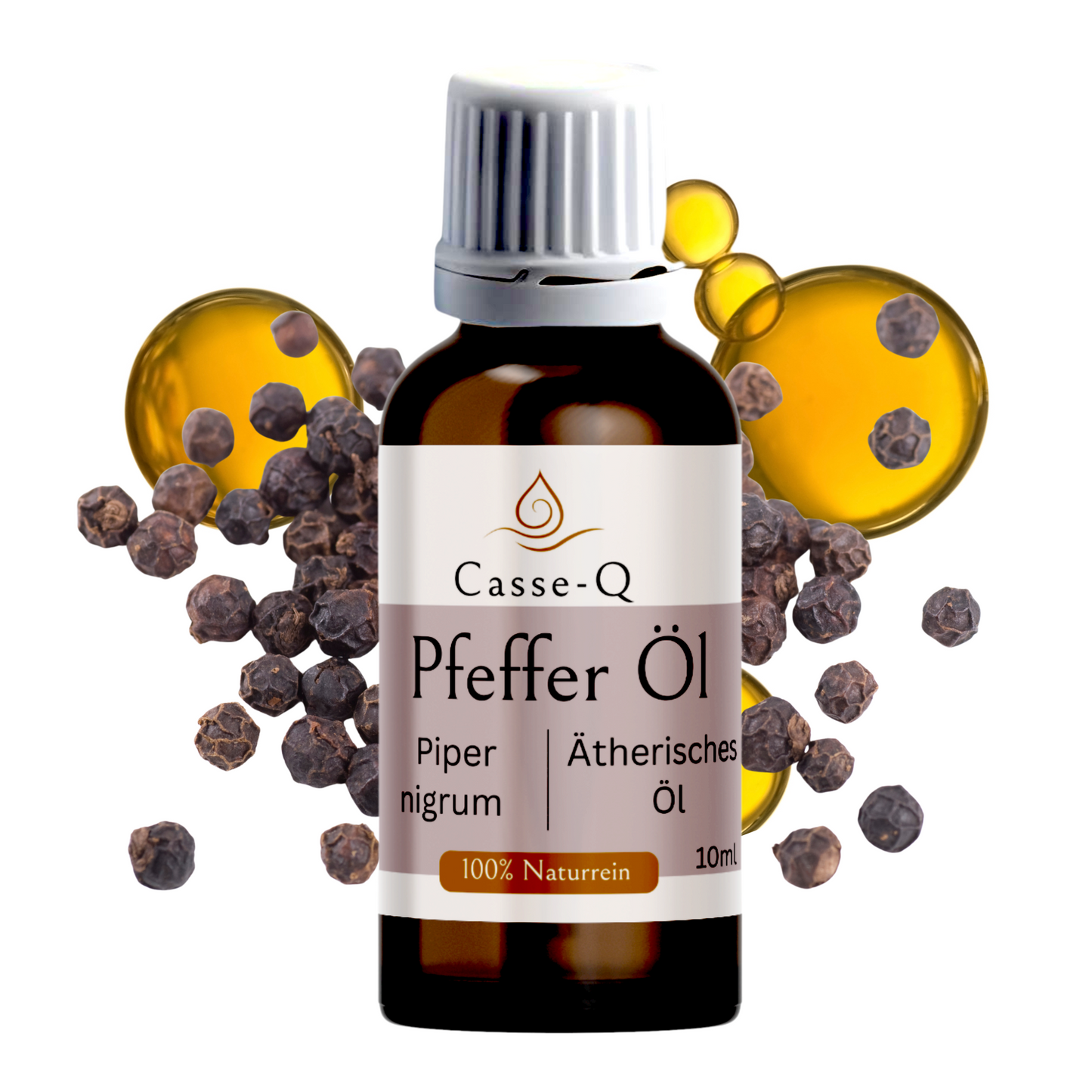 Pfeffer Öl, Ätherisches Öl Pfeffer, Pfefferöl, black pepper oil, 100 Prozent Naturrein