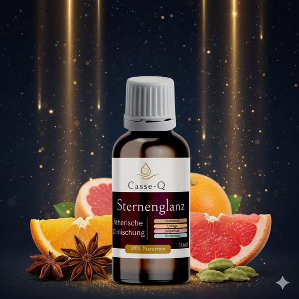 Sternenglanz ätherische Ölmischung von Casse-Q mit Sternanis, Orange, Grapefruit und Kardamom