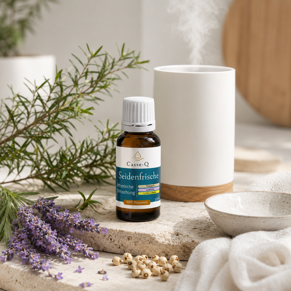 Seidenfrische Ölmischung von Casse-Q – Anwendung im Aroma-Diffuser