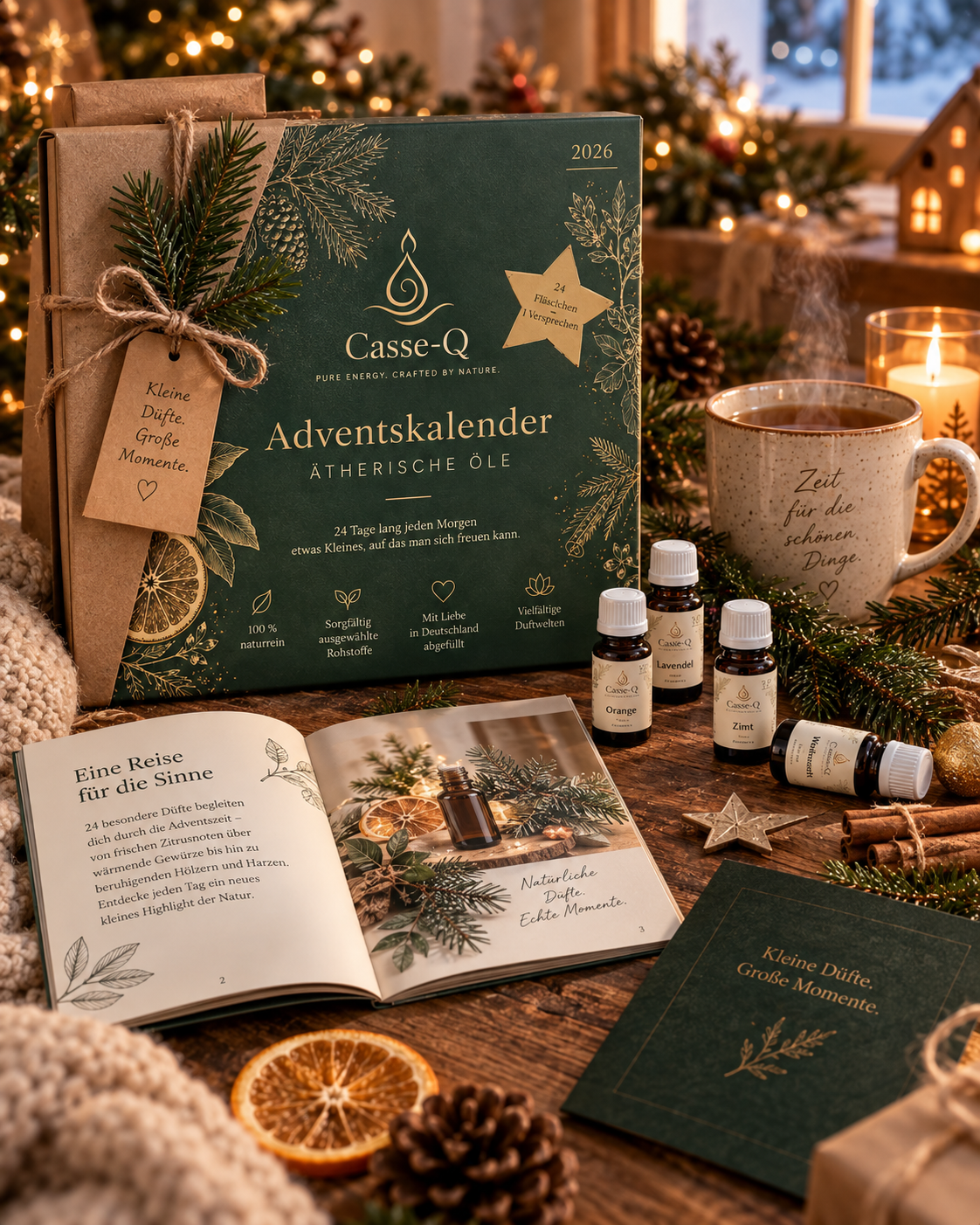 Adventskalender 2026 – 24 naturreine ätherische Öle