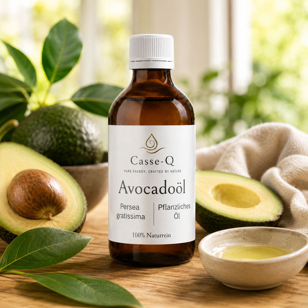 Avocadoöl von Casse-Q – Produktdarstellung