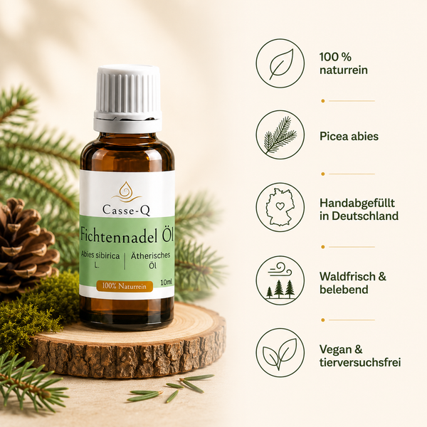 Fichtennadelöl – Anwendungsmöglichkeiten für Aromatherapie und Raumduft