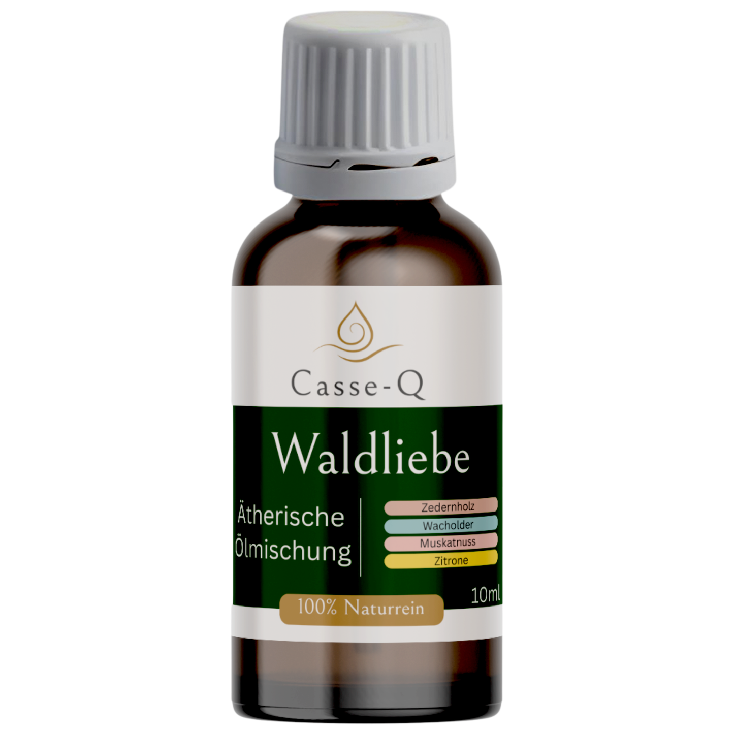 Ätherische Ölmischung Waldliebe Zedernholz Wacholder Muskatnuss Zitrone, 100 Prozent Naturrein