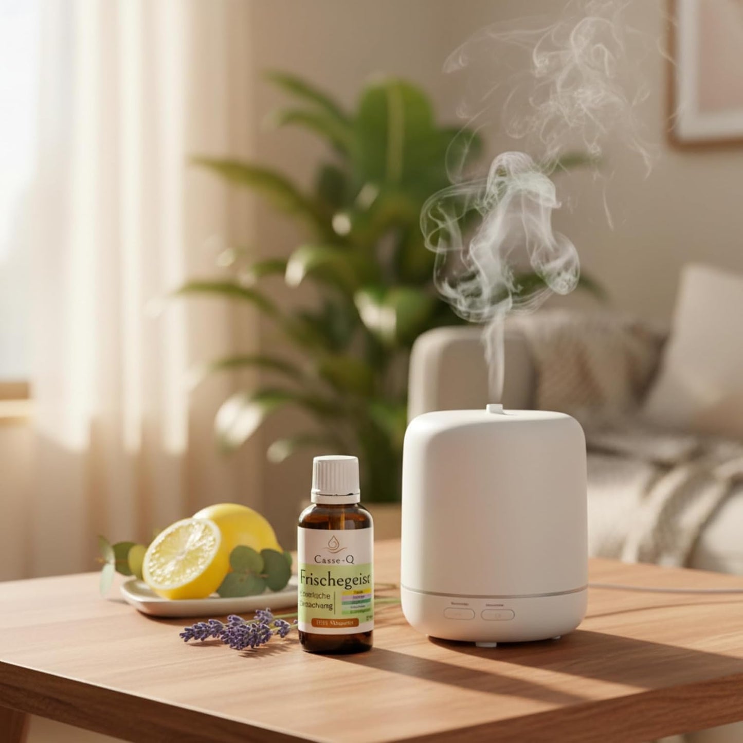 Freshness spirit: lavender, peppermint, eucalyptus, lemon, lemongrass