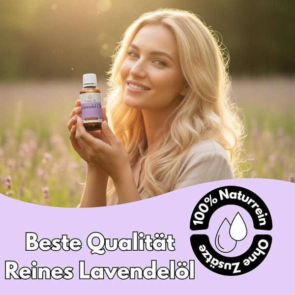 Lavendelöl von Casse-Q – 100 % naturrein, ätherisches Öl