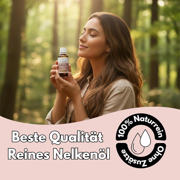 Nelkenöl von Casse-Q – 100 % naturrein, ätherisches Öl