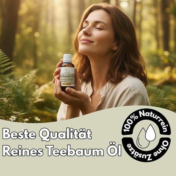 Teebaumöl von Casse-Q – 100 % naturrein, ätherisches Öl
