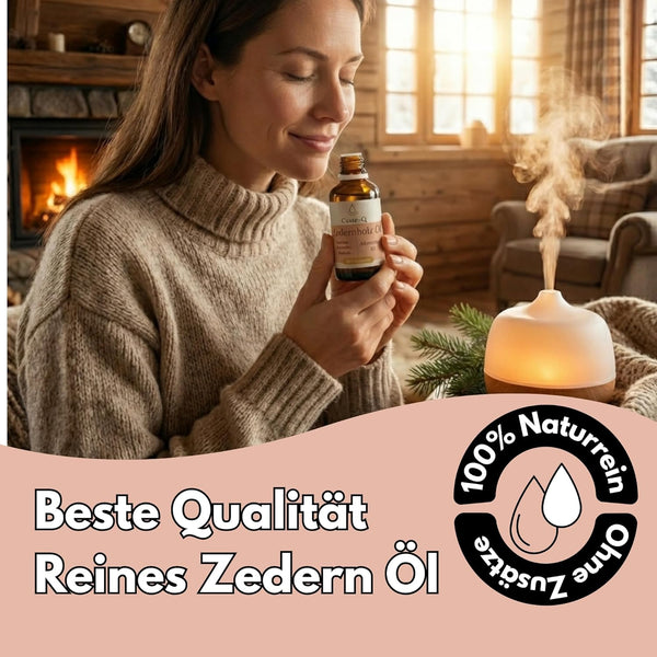 Zedernholzöl von Casse-Q – 100 % naturrein, ätherisches Öl
