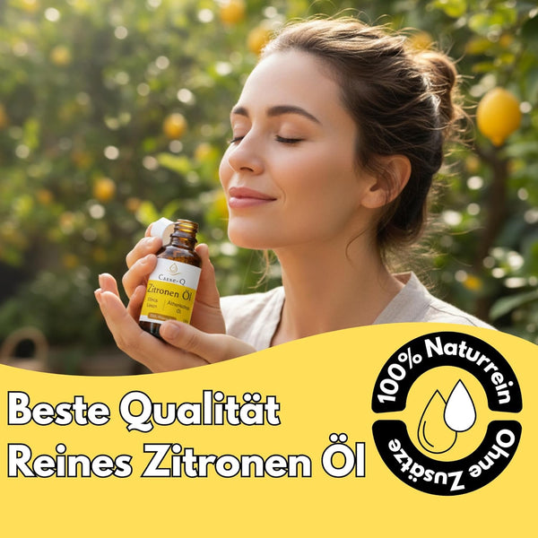 Zitronenöl von Casse-Q – 100 % naturrein, ätherisches Öl