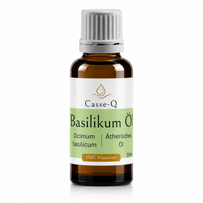 Basilikumöl von Casse-Q – 10-ml-Produktflasche
