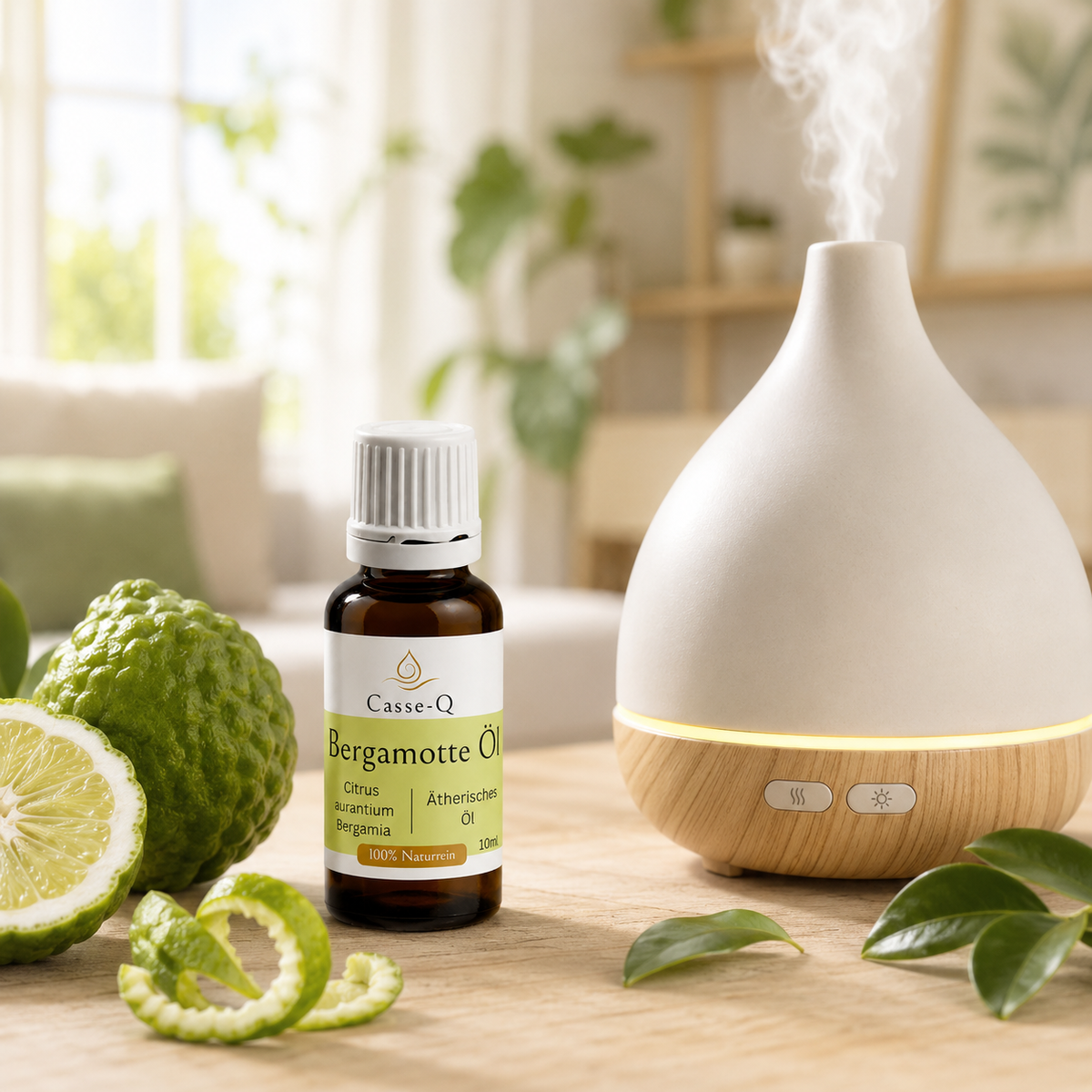 Bergamotteöl von Casse-Q – stimmungsvolle Wellness-Anwendung