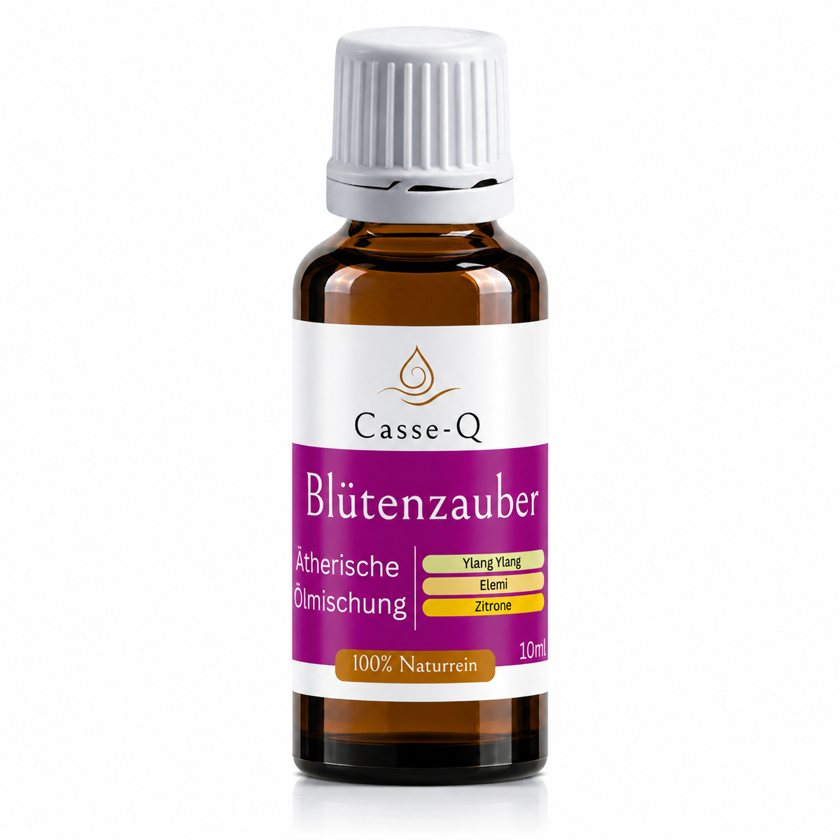Blütenzauber Ölmischung von Casse-Q – 10-ml-Produktflasche