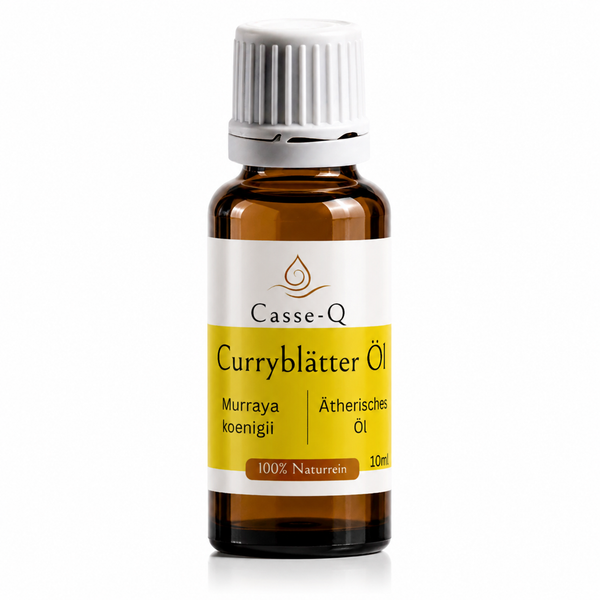 Curryblätteröl von Casse-Q – 10-ml-Produktflasche