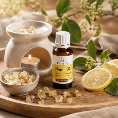Elemi Öl von Casse-Q – stimmungsvolle Wellness-Anwendung