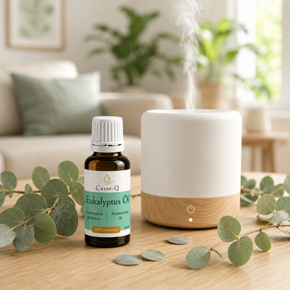 Eukalyptusöl von Casse-Q – stimmungsvolle Wellness-Anwendung