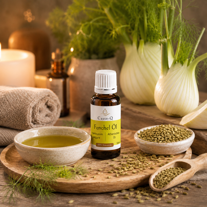 Fenchelöl von Casse-Q – stimmungsvolle Wellness-Anwendung