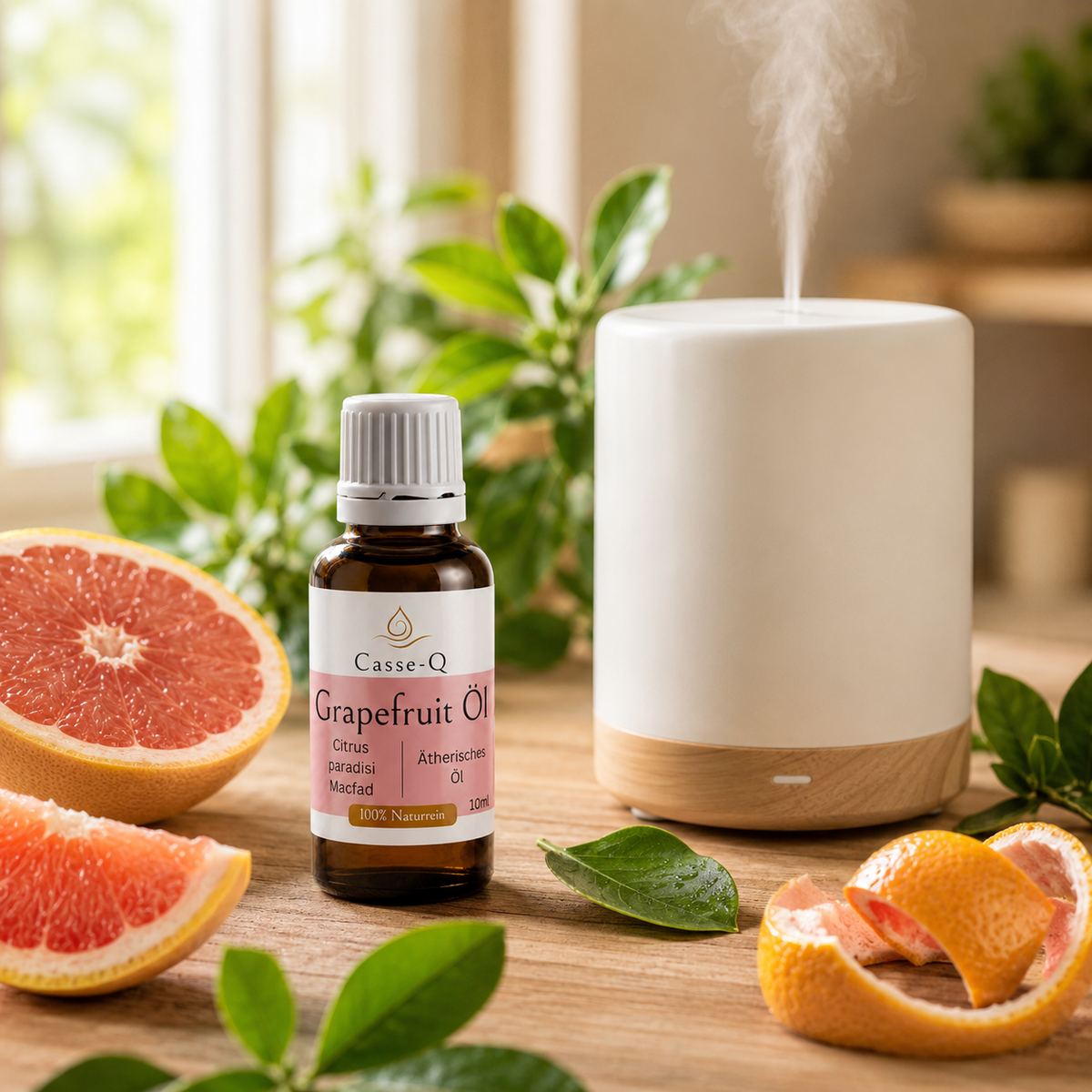 Grapefruitöl von Casse-Q – Anwendung im Aroma-Diffuser