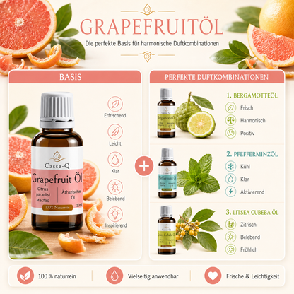 Grapefruitöl von Casse-Q – passende Duftkombinationen