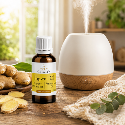 Ingweröl von Casse-Q – Anwendung im Aroma-Diffuser
