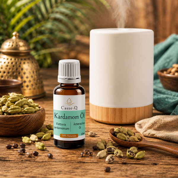 Kardamomöl von Casse-Q – Anwendung im Aroma-Diffuser