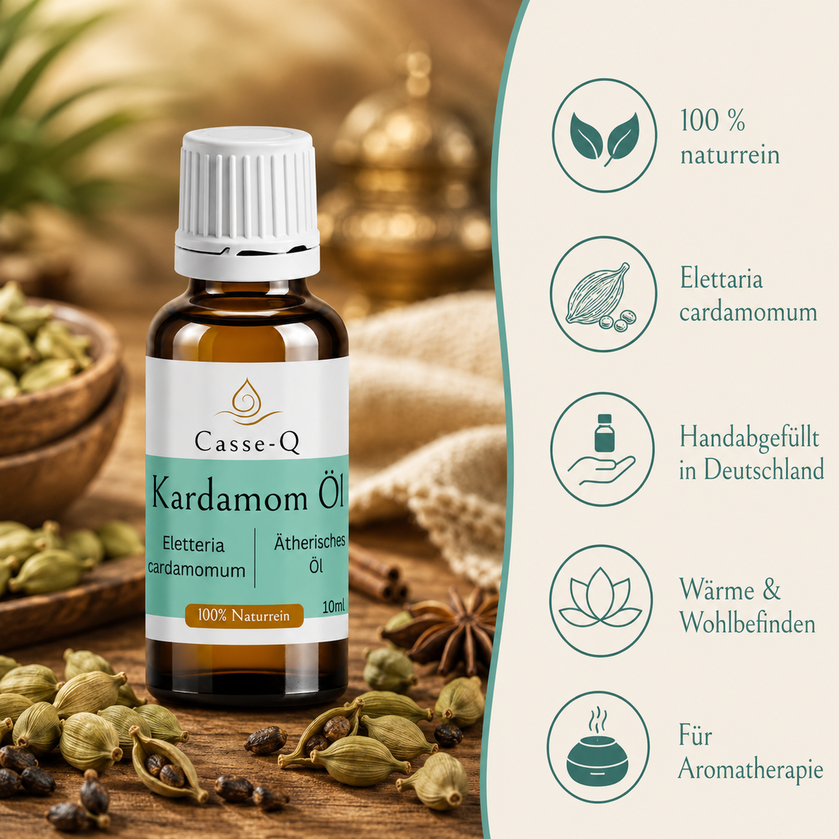Kardamomöl von Casse-Q – Eigenschaften und Herstellung