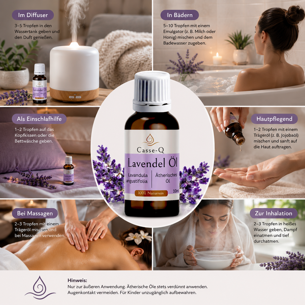 Lavendelöl von Casse-Q – weitere Produktinformationen