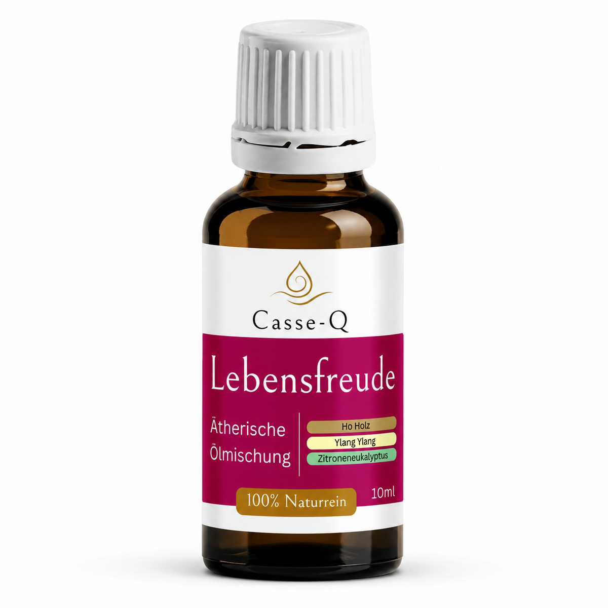 Lebensfreude Ölmischung von Casse-Q – 10-ml-Produktflasche