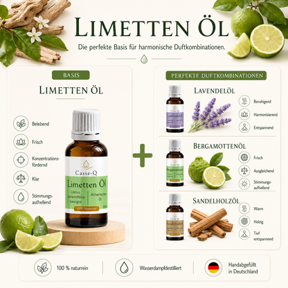 Limettenöl von Casse-Q – passende Duftkombinationen