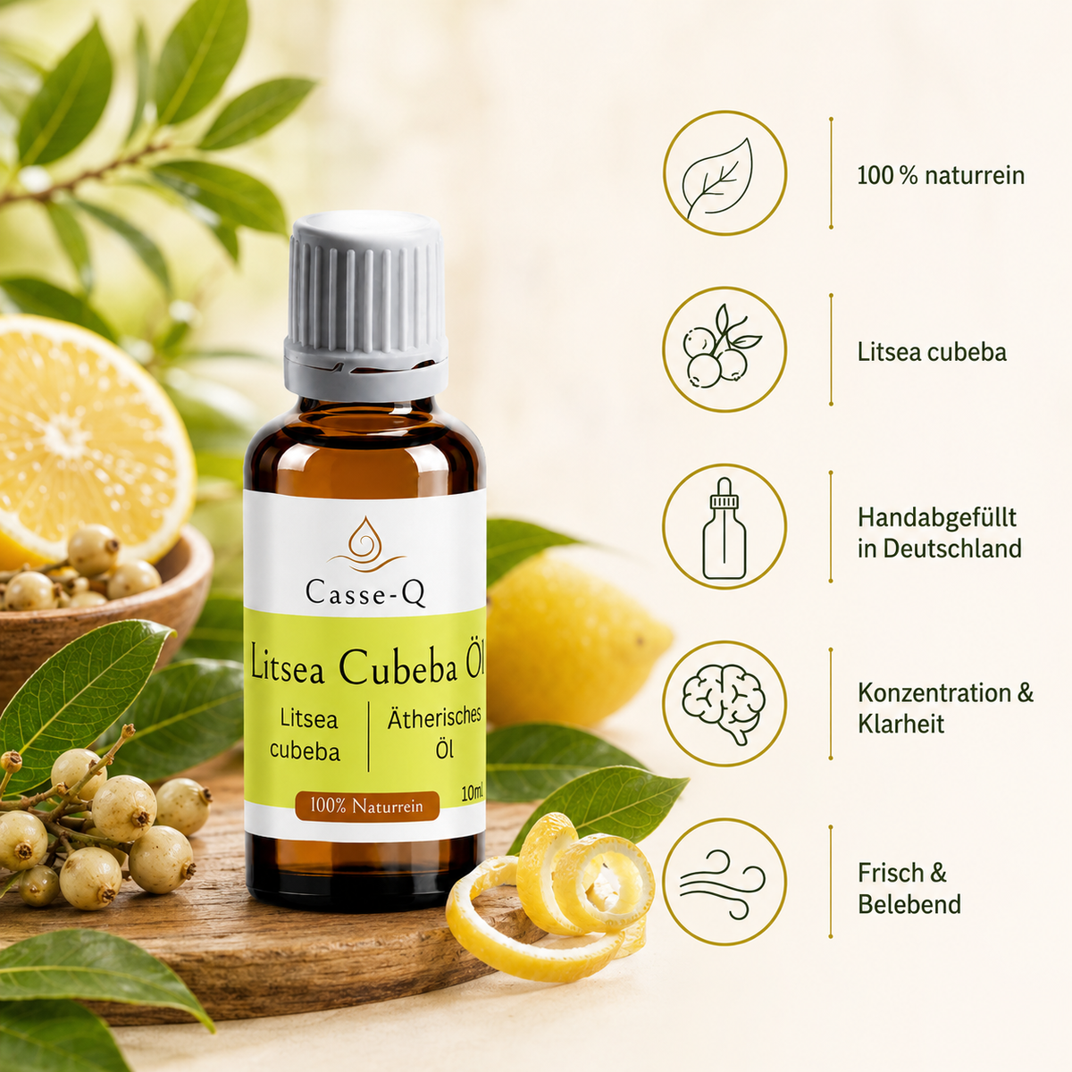 Litsea Cubeba Öl von Casse-Q – Eigenschaften und Herstellung