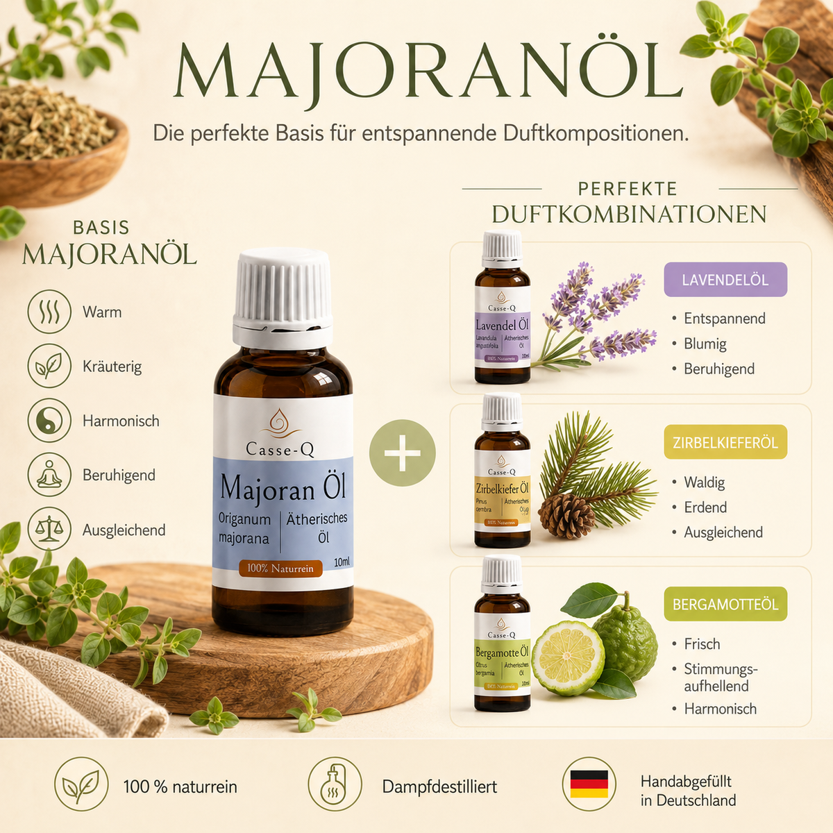 Majoranöl von Casse-Q – Produktansicht 5