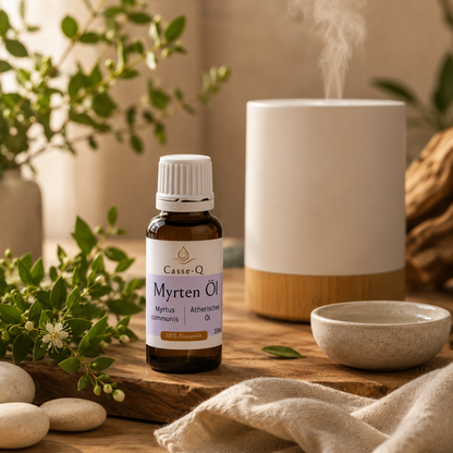 Myrtenöl von Casse-Q – Anwendung im Aroma-Diffuser
