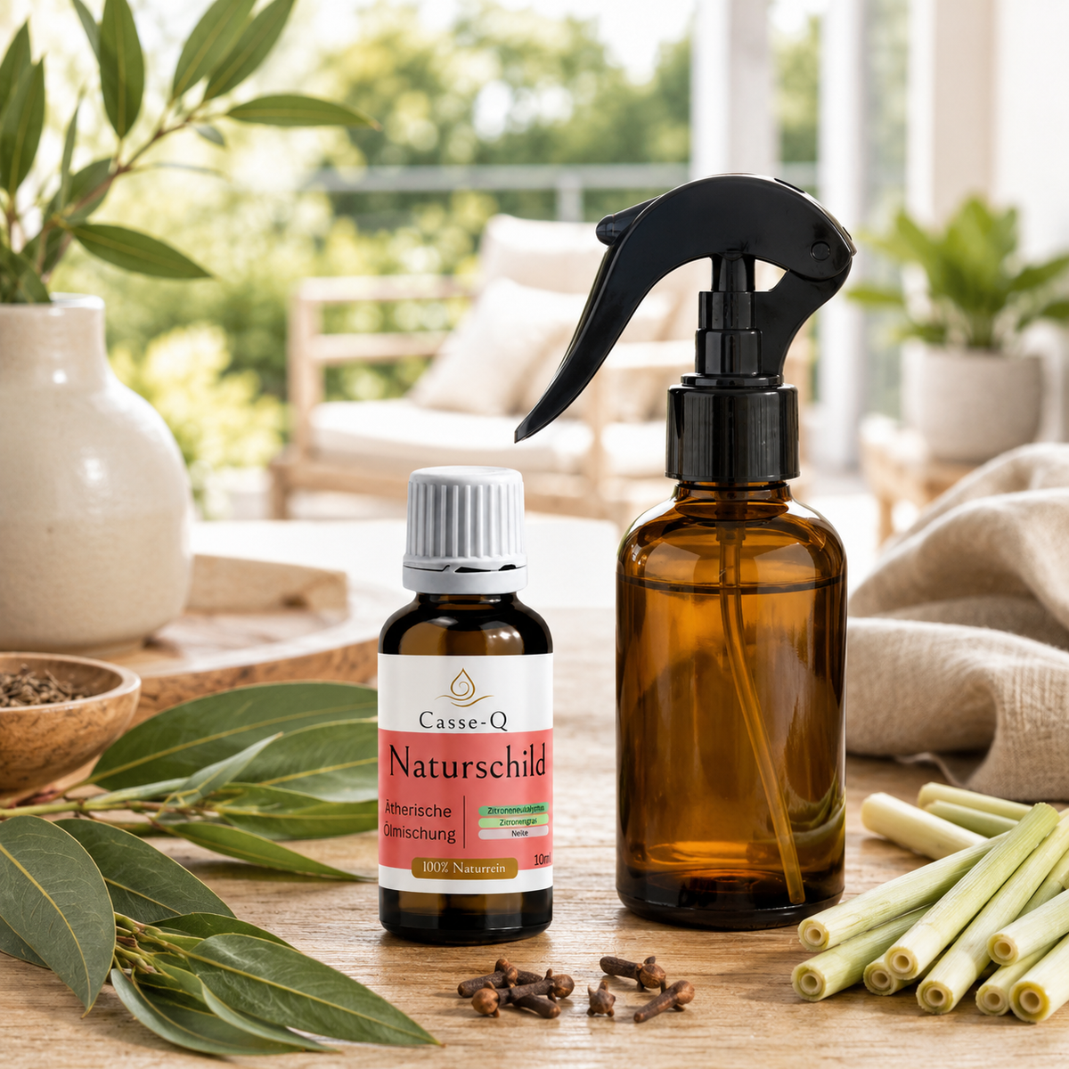 Naturschild Ölmischung von Casse-Q – Anwendung und Dosierung