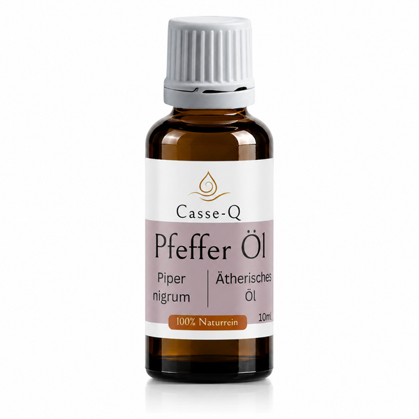 Pfefferöl von Casse-Q – 10-ml-Produktflasche
