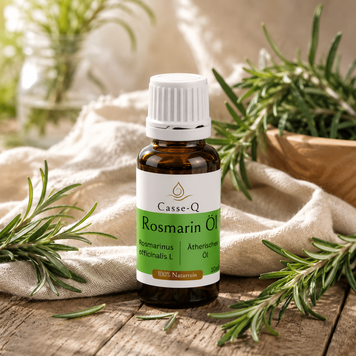 Rosmarinöl von Casse-Q – stimmungsvolle Wellness-Anwendung