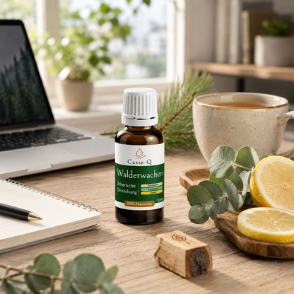Walderwachen Ölmischung von Casse-Q – stimmungsvolle Wellness-Anwendung