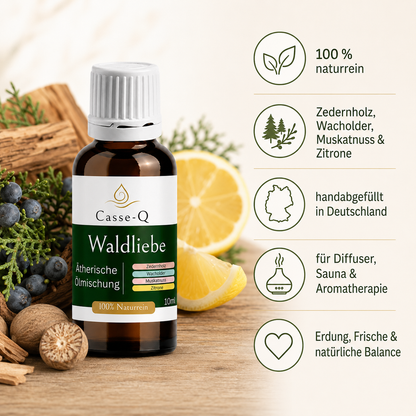 Waldliebe Ölmischung von Casse-Q – Eigenschaften und Herstellung