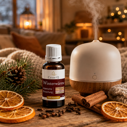 Winterwärme Ölmischung von Casse-Q – Anwendung im Aroma-Diffuser
