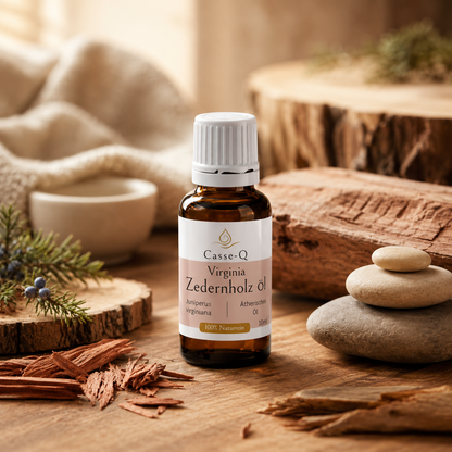 Zedernholzöl Virginia von Casse-Q – stimmungsvolle Wellness-Anwendung