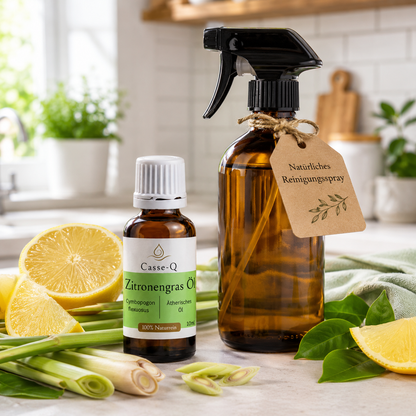 Zitronengrasöl von Casse-Q – stimmungsvolle Wellness-Anwendung