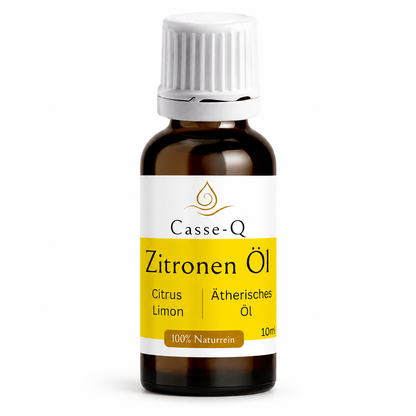 Zitronenöl von Casse-Q – 10-ml-Produktflasche